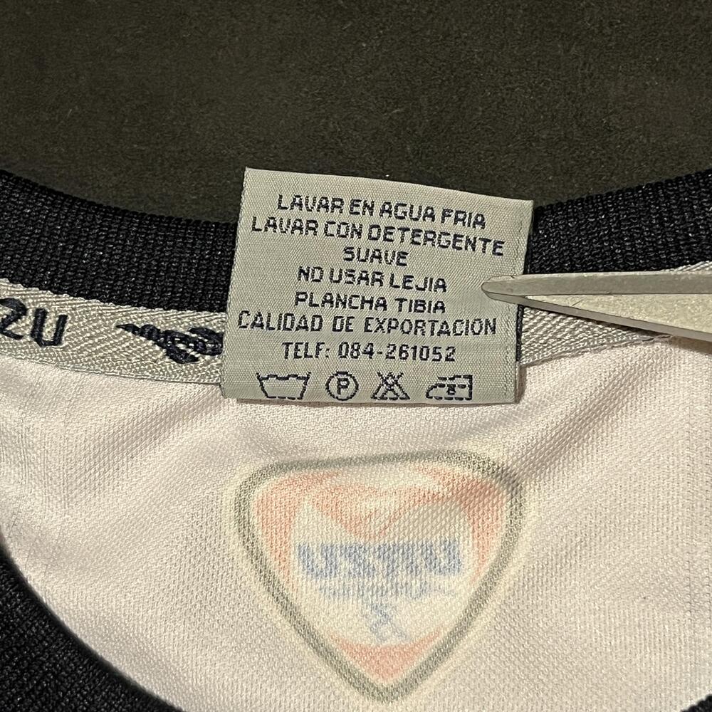 URZU Cusco Soccer Jersey Mens Medium Blue Cusqueña Sponsor 11 Machu Picchu - Picture 9 of 16